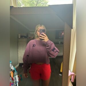 Cropped champion sweatshirt